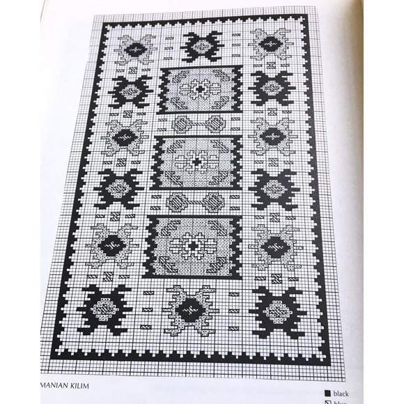 Miniature Needlepoint Rugs for Dollhouses : Charted for Easy Use by Susan... - Picture 6 of 10